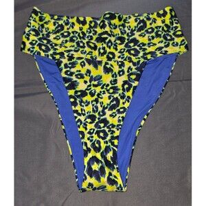 Aerie Green White Cheekiest Swim Bathing Suit Bottom Size XL New $29.95